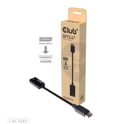 Club3D DisplayPort 1.4 to HDMI 2.0b HDR Active Adapter