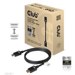 Club3D Ultra High Speed HDMI Certified Cable 8K60Hz 48Gbps
